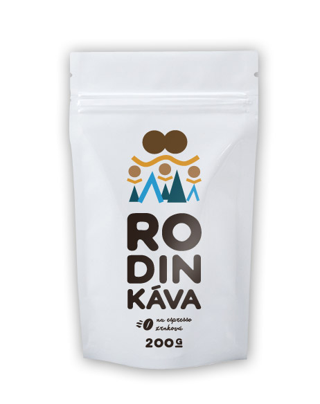 Káva RodinKáva (Zmes arabica 50% a robusta 50%) 200g/500/1000