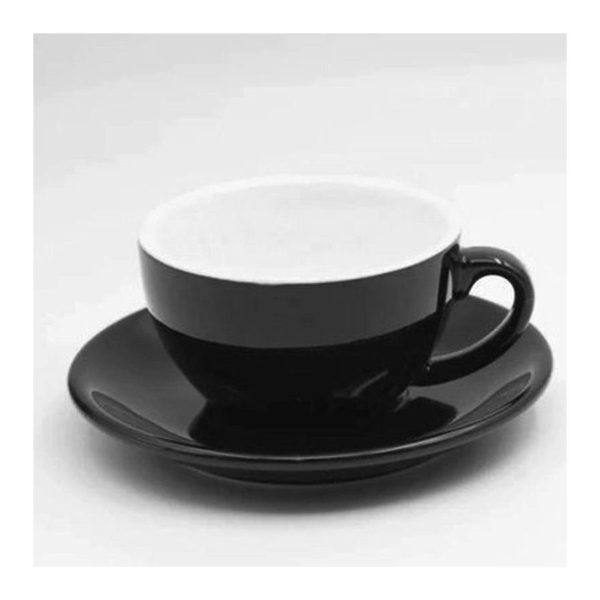 Šálka na cappuccino Kaffia 220ml - čierna