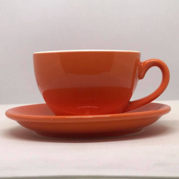 Šálek na cappuccino Kaffia 220ml - oranžová